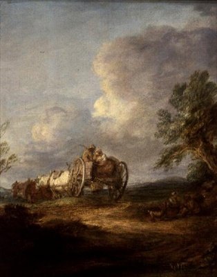 De Wagen door Thomas Gainsborough