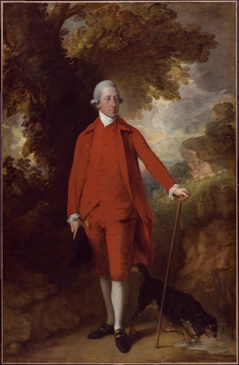 Thomas Gainsborough - De edelachtbare Richard Savage Nassau de Zuylestein, M.P door Thomas Gainsborough