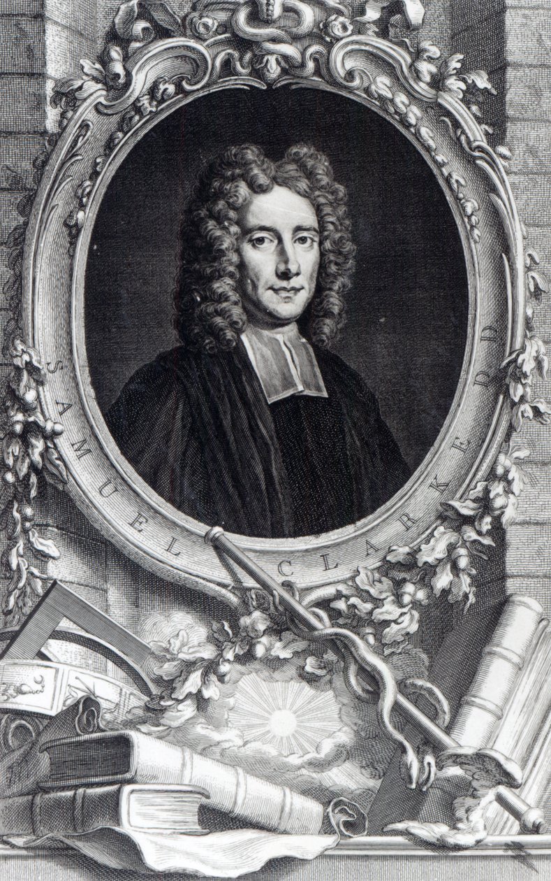 Samuel Clarke, gegraveerd door Jacobus Houbraken, ca. 1737-48 door Thomas Gibson