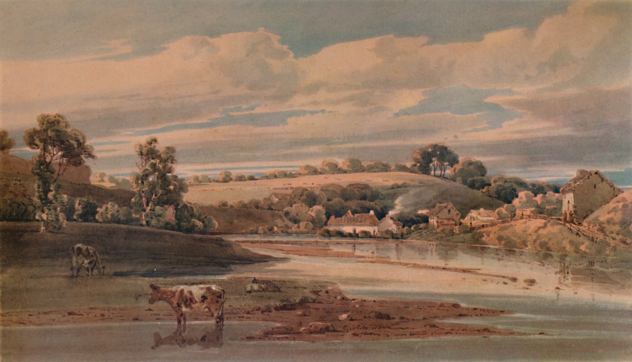 Beddgelert, 1800, 1935 door Thomas Girtin
