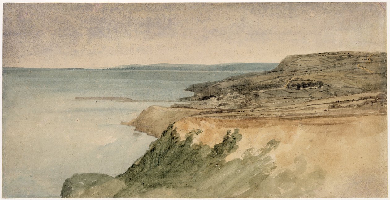 Lyme Regis, Dorset, c.1797 door Thomas Girtin