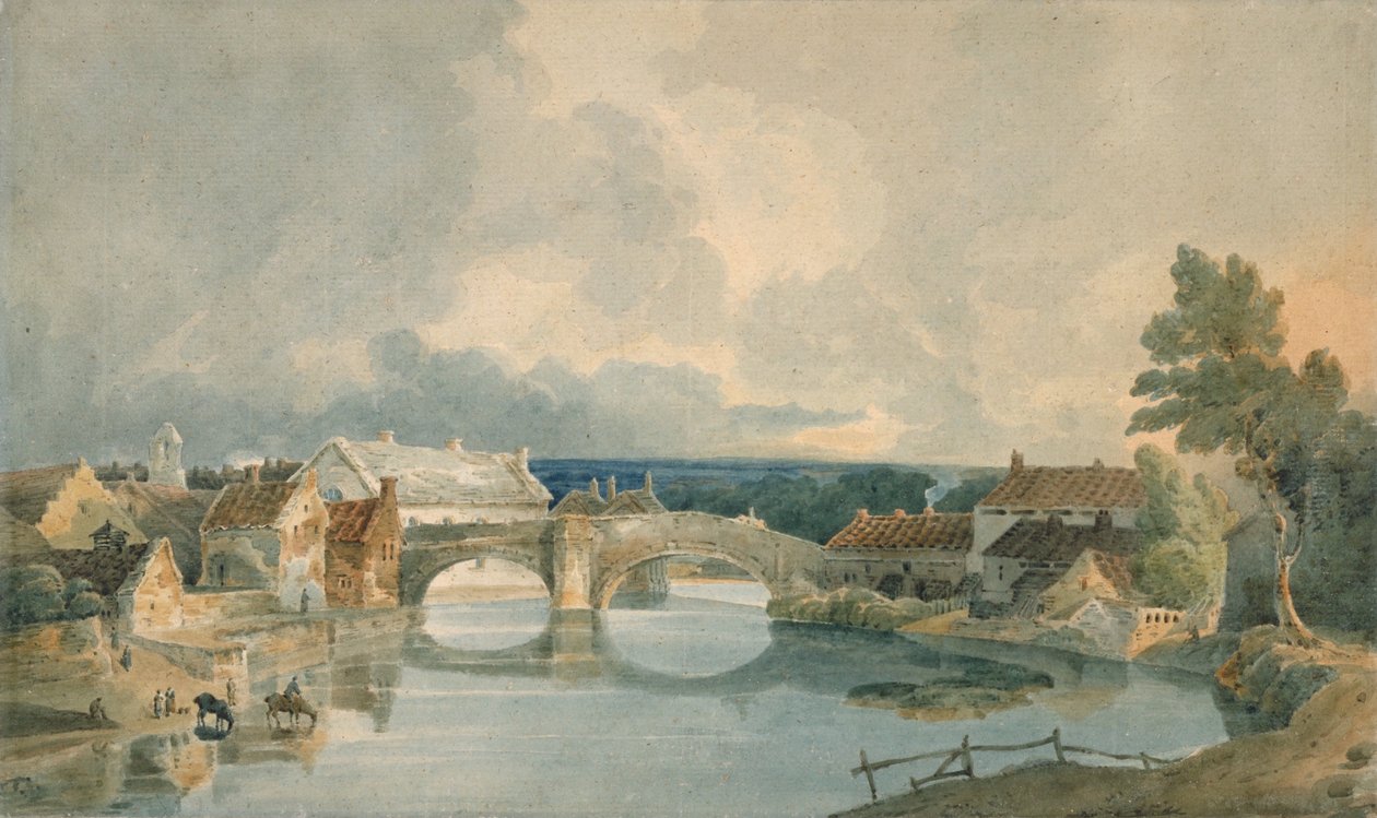 Morpeth Bridge door Thomas Girtin