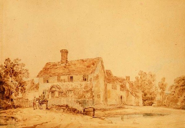 Pinkneys Farm, Redwinter, Essex door Thomas Girtin