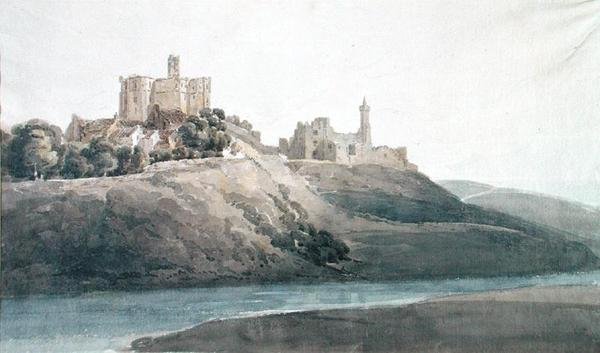 Kasteel Warkworth door Thomas Girtin