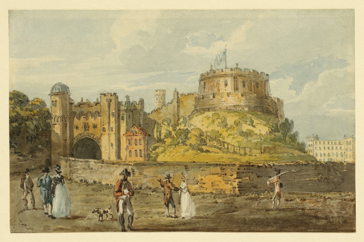 Windsor Castle, ca. 1792 door Thomas Girtin