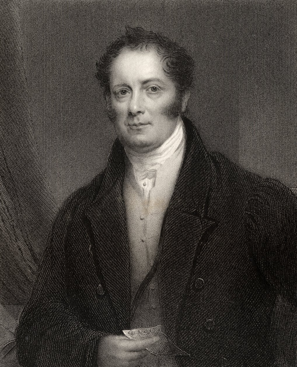 Edward Baines, gegraveerd door J. Cochran, uit 