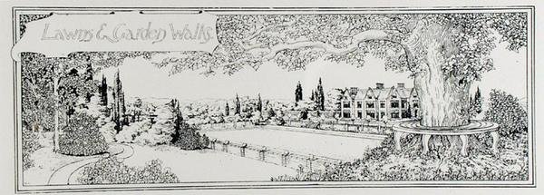 Gazon en tuinpaden, uit Thomas Mawson