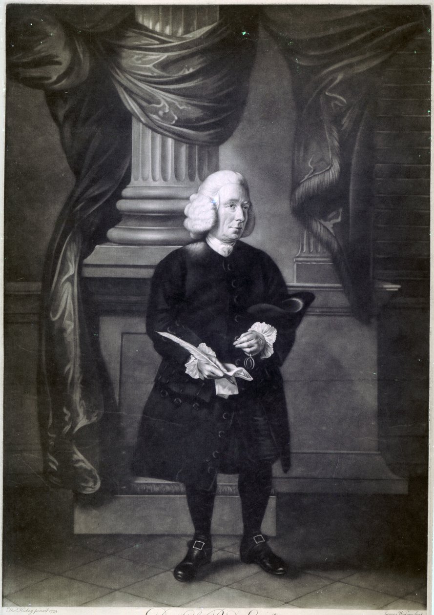 Daniel Race, gegraveerd door James Watson, 1773 door Thomas Hickey