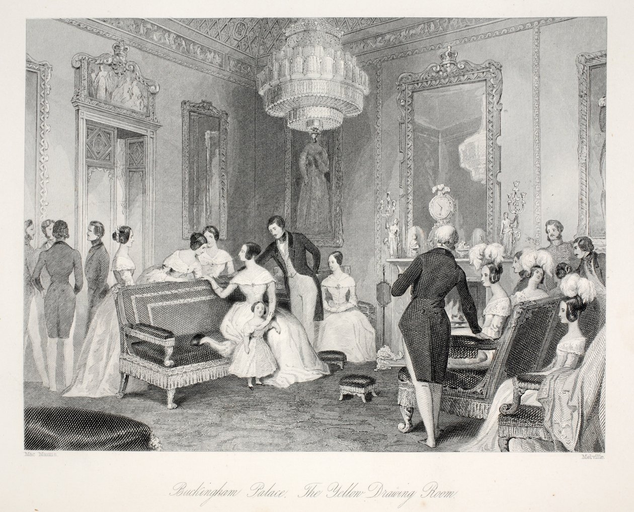 Buckingham Palace, De Gele Tekenzaal, uit 