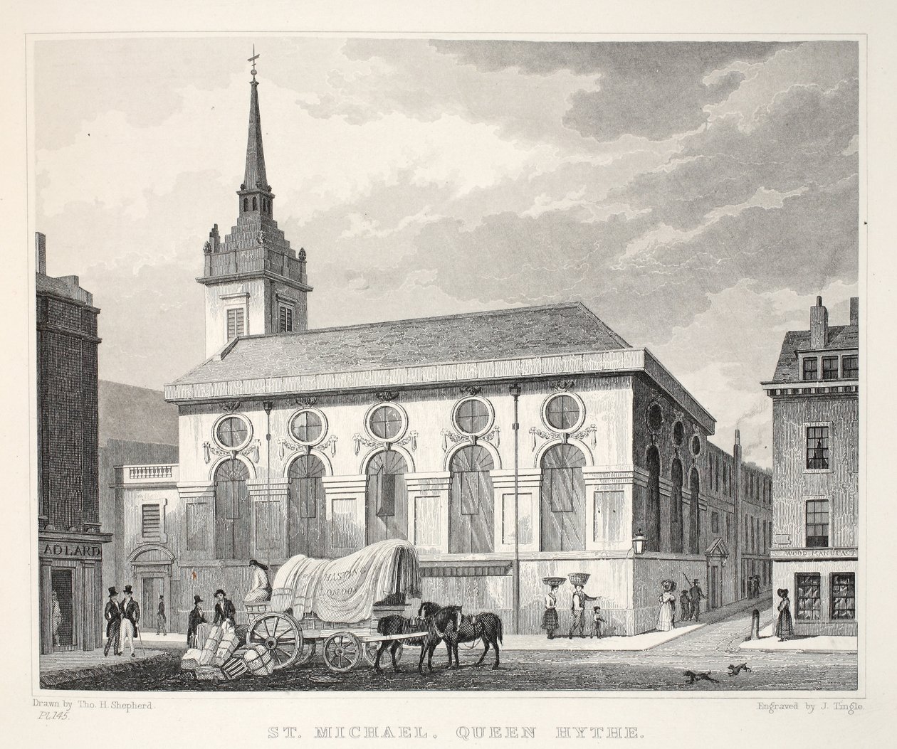 Kerk van St. Michael, Queenhithe, uit 