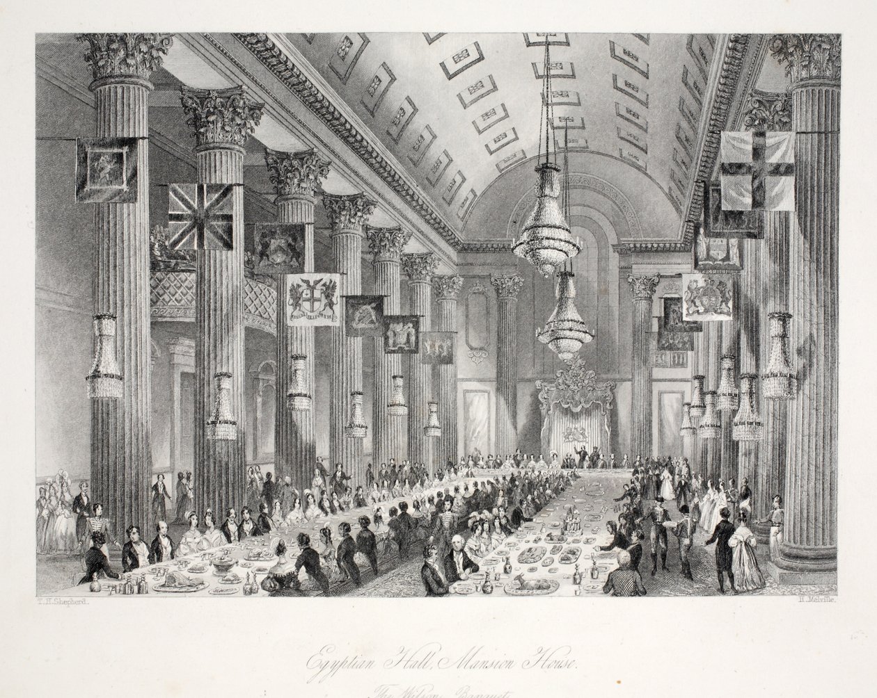 Egyptische Hal, Mansion House, uit 