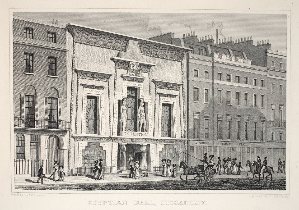 Egyptische Hal, Piccadilly, uit 