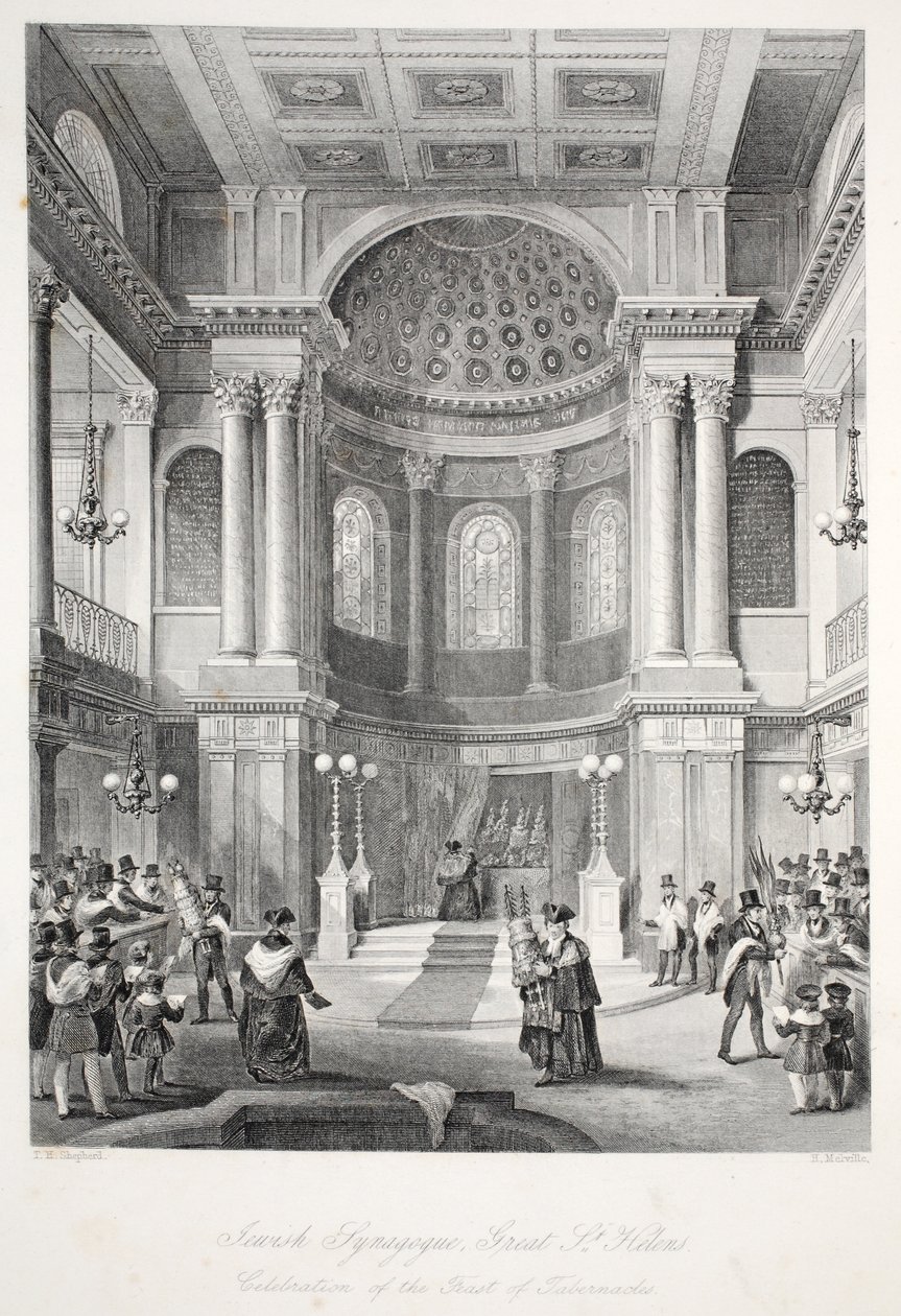 Joodse Synagoge, Great St Helens, uit 