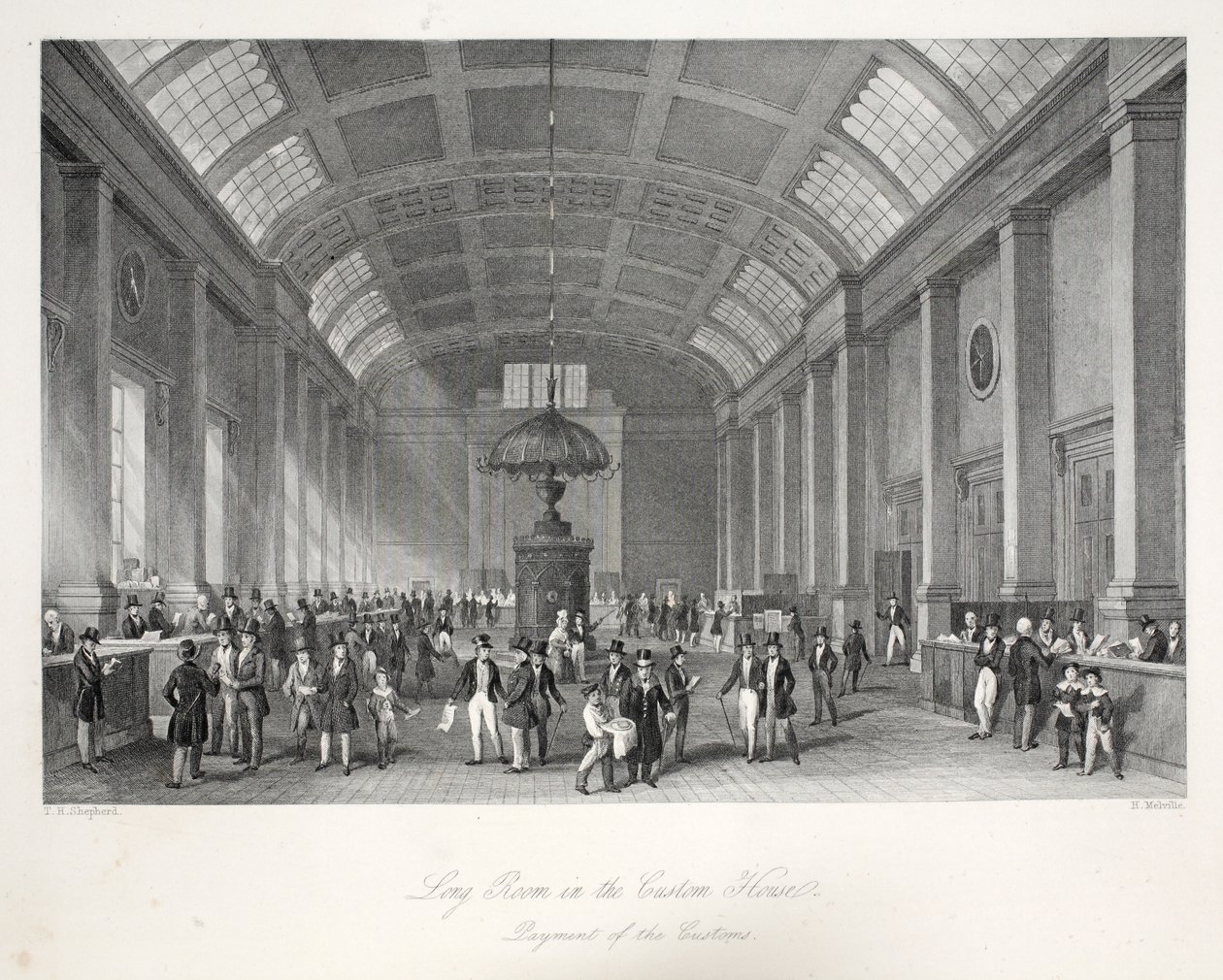 Lange Kamer in het Douanehuis, uit 