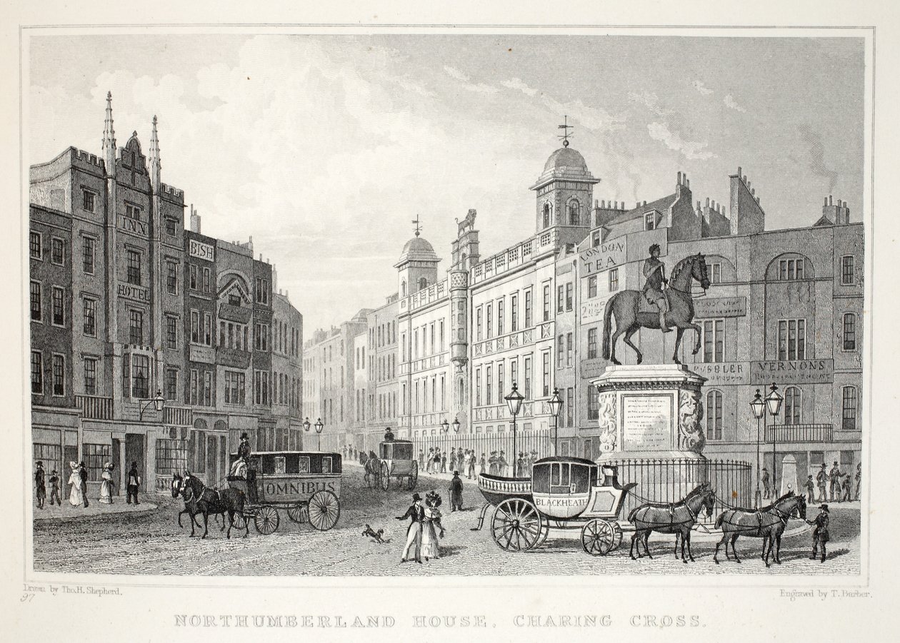 Northumberland House, Strand, uit 