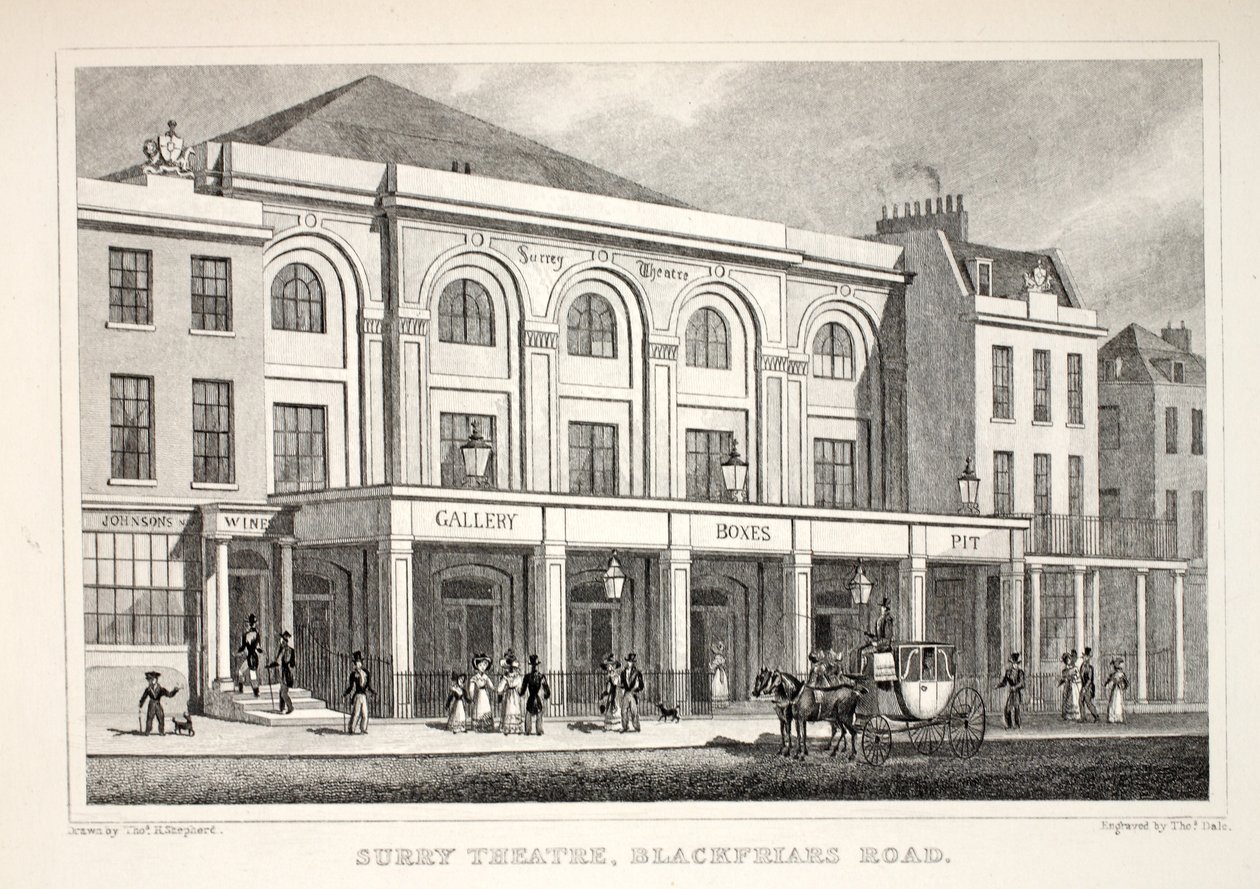 Surry Theatre, Blackfriars Road, uit 
