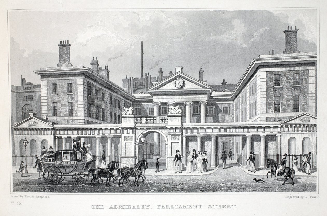 Het Admiraliteit, Parliament Street, uit 