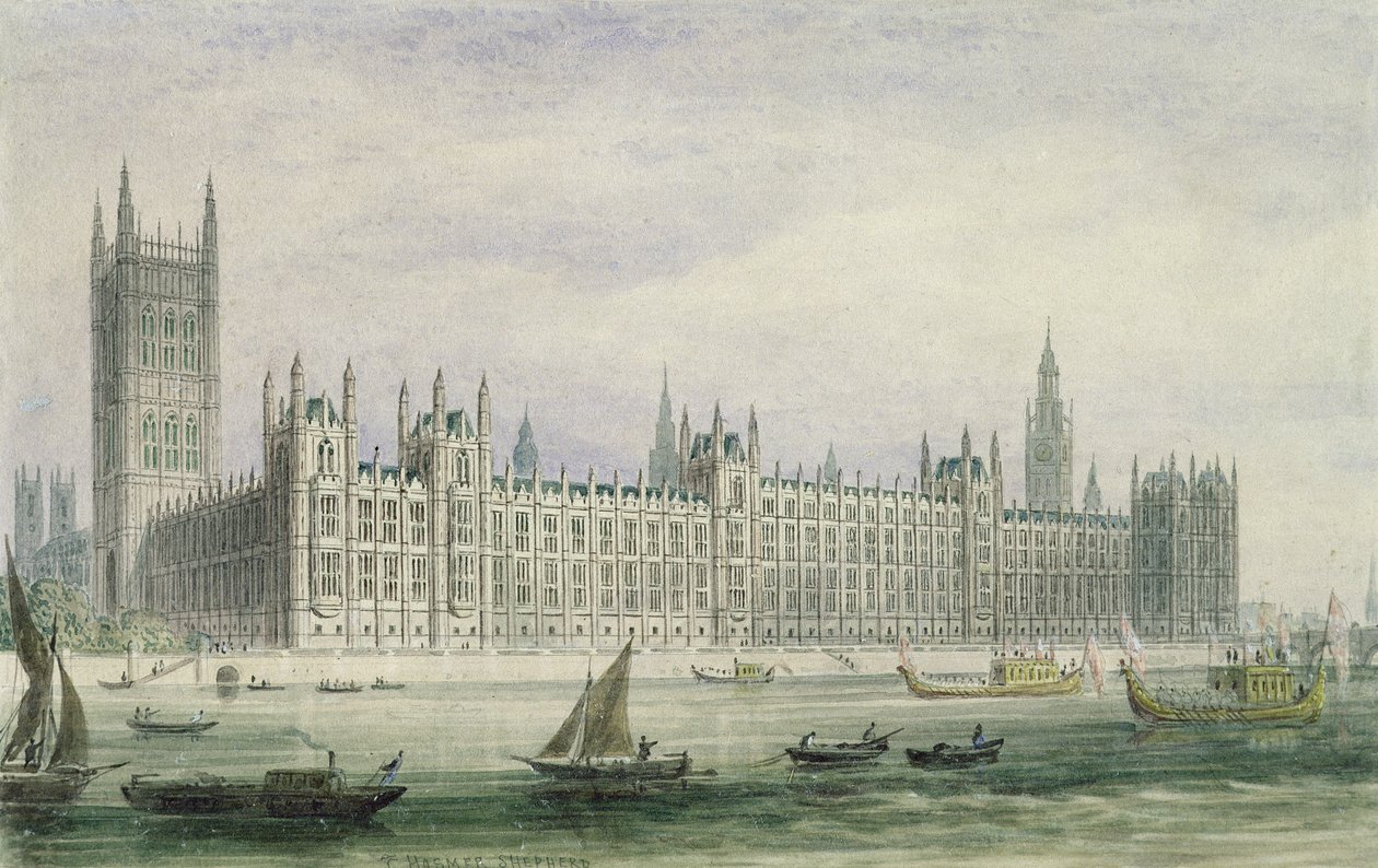 Het Parlement door Thomas Hosmer Shepherd