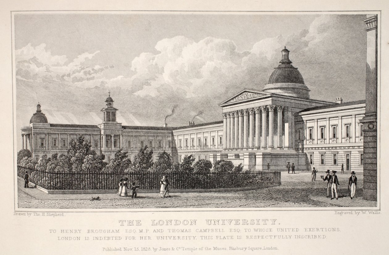 De Universiteit van Londen door Thomas Hosmer Shepherd