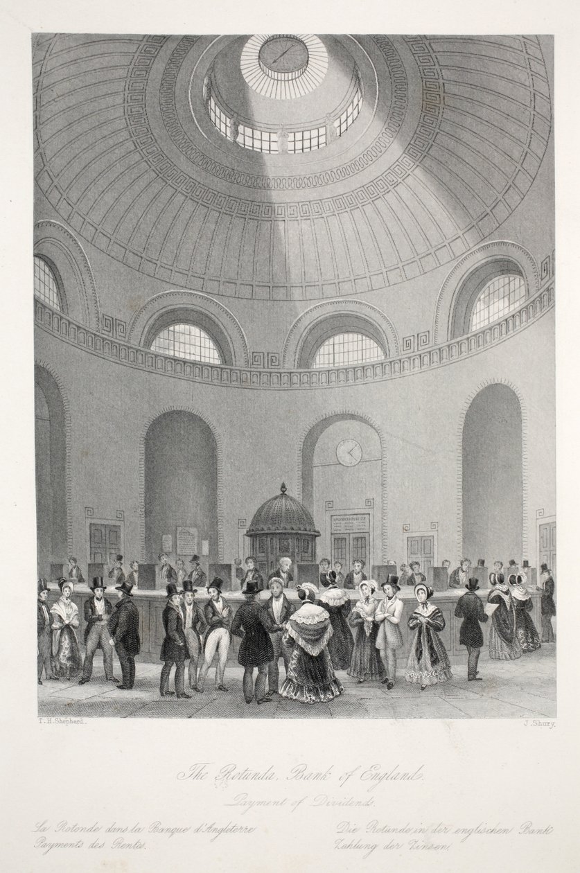 De Rotonde bij de Bank of England, uit 