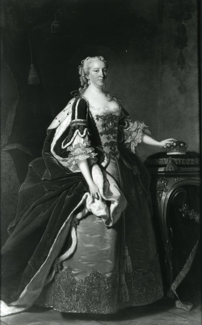 Portret van Lady Elizabeth Percy, gravin van Northumberland door Thomas Hudson