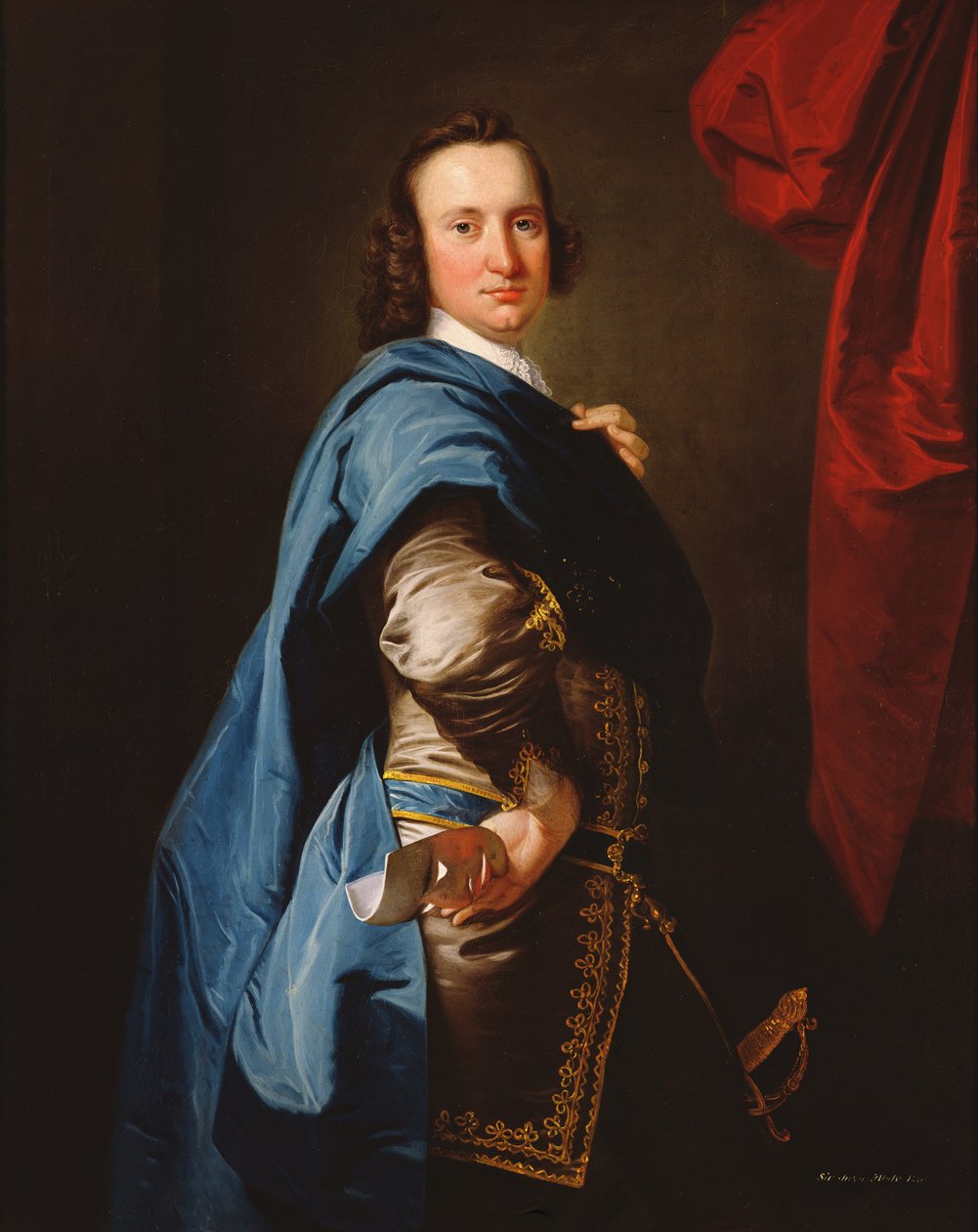 Sir John Abdy, Bt. door Thomas Hudson