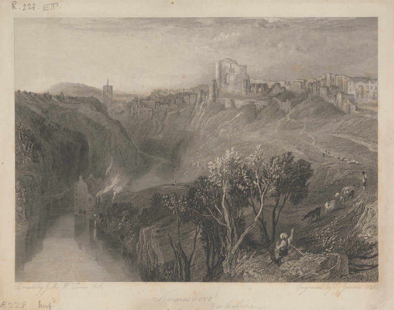 Knaresborough, Yorkshire door Thomas Jeavons
