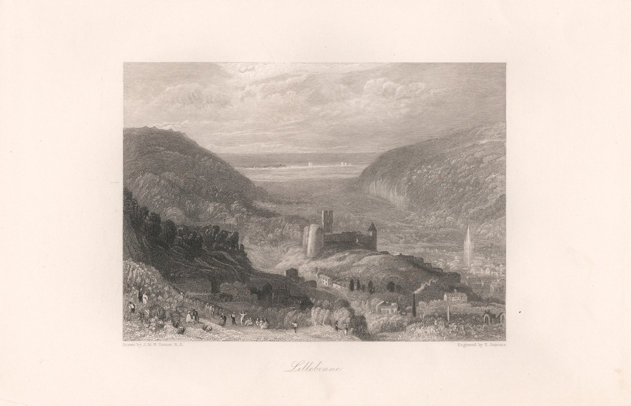 Lillebonne, kasteel en toren door Thomas Jeavons