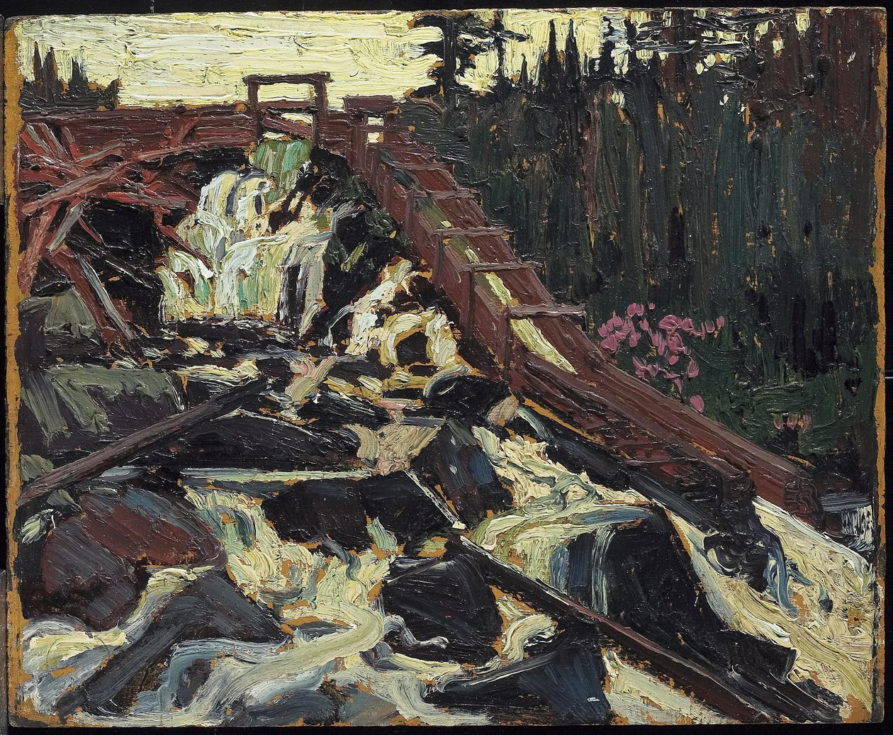 Houtgoot door Tom Thomson