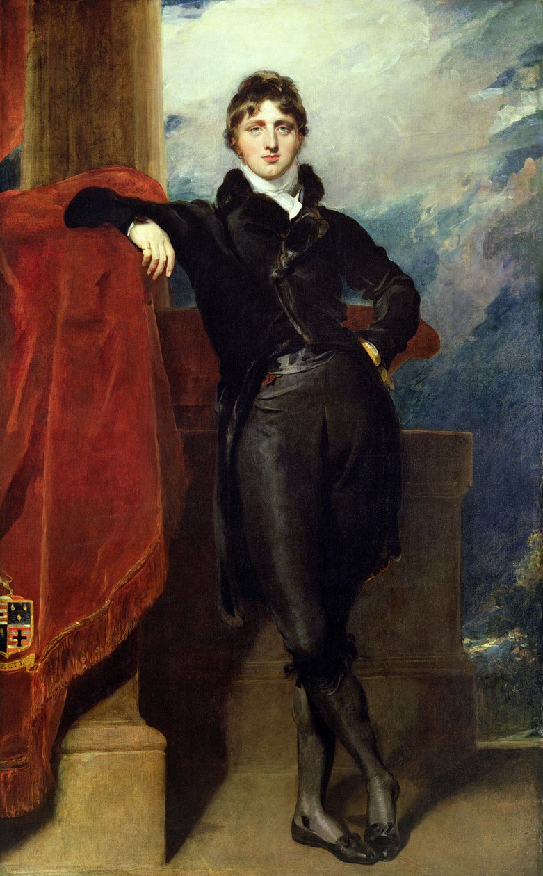 Lord Granville Leveson-Gower, Later 1e Graaf Granville, c.1804-6 door Thomas Lawrence