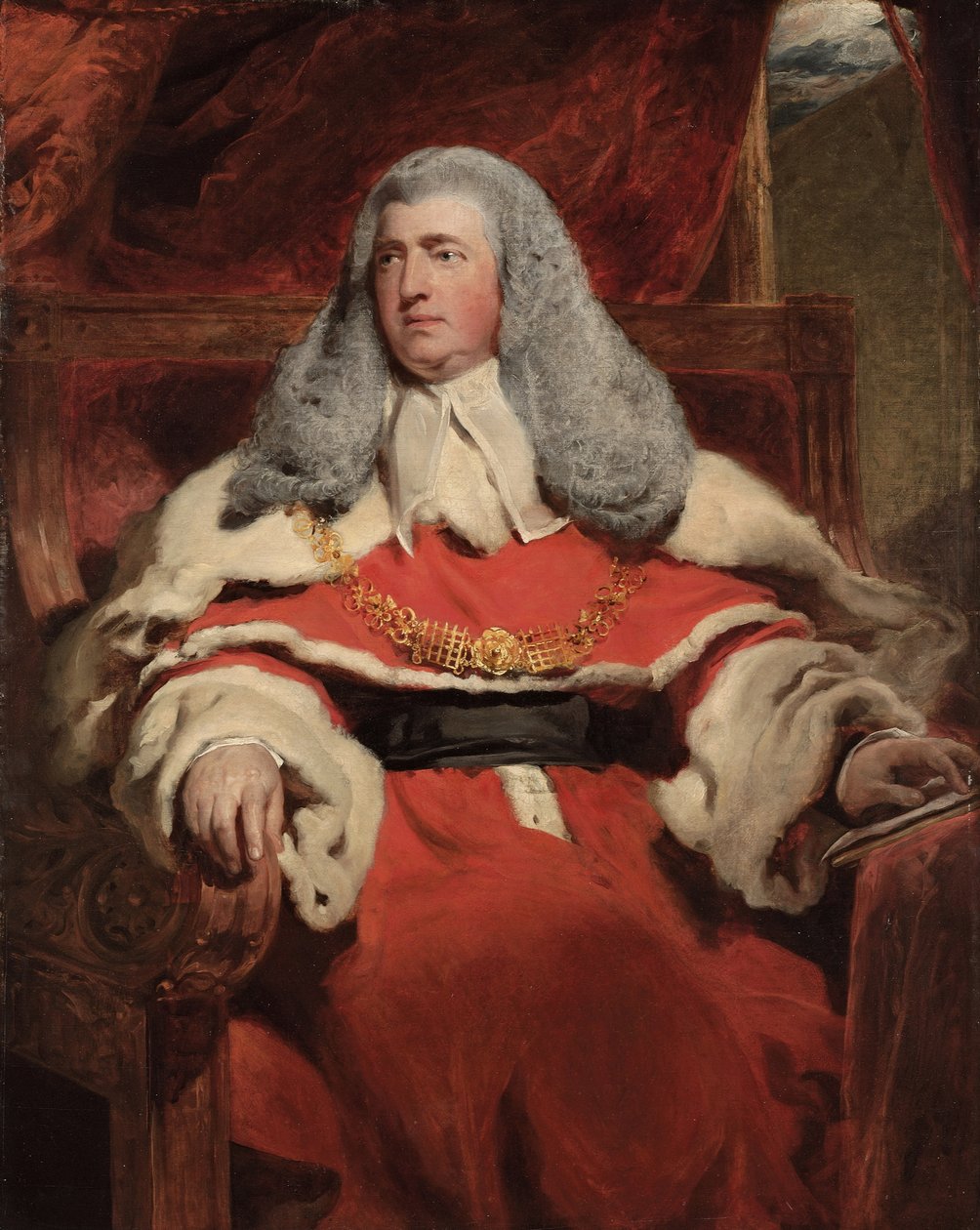 Portret van Edward Law, 1e Baron Ellenborough, M.P. door Thomas Lawrence