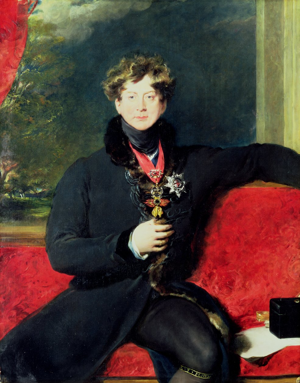 Portret van koning George IV door Thomas Lawrence