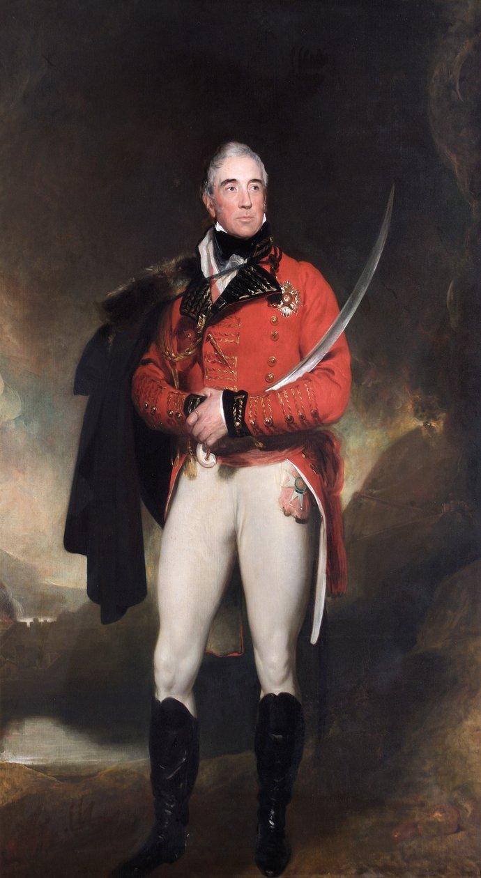 Portret van Thomas Graham, Lord Lynedoch, Britse soldaat, ca. 1817 door Thomas Lawrence