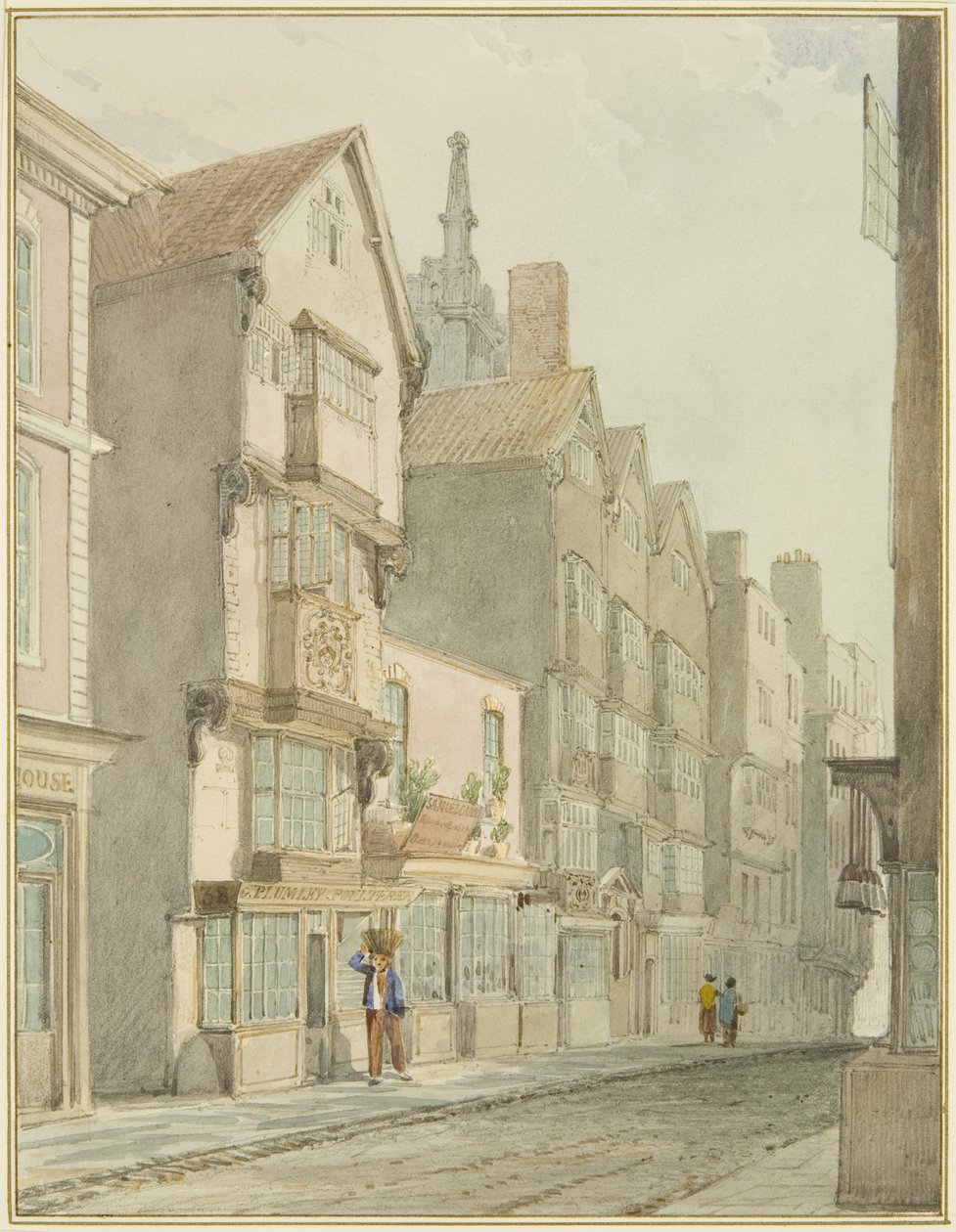 Mary-le-Port Straat door Thomas Leeson the Elder Rowbotham