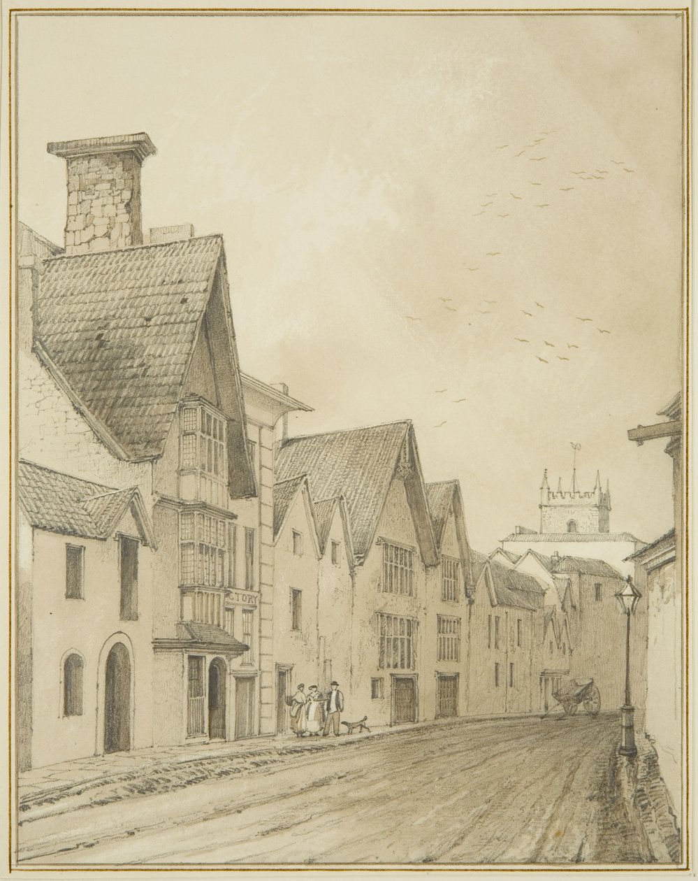 Tempel Achterkant door Thomas Leeson the Elder Rowbotham