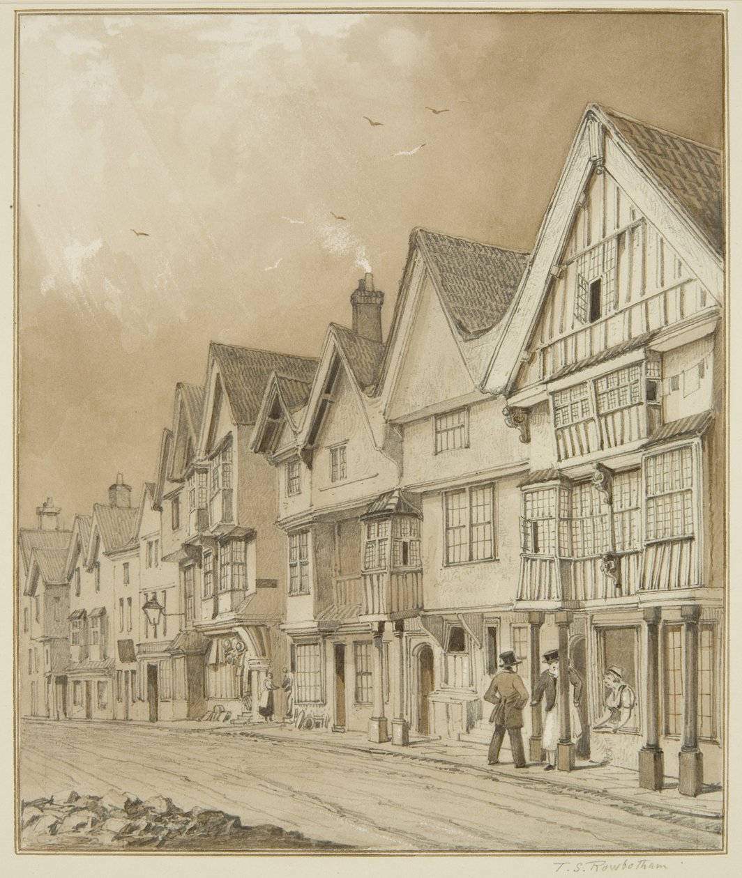 Westzijde, Tempelstraat, vanaf White
