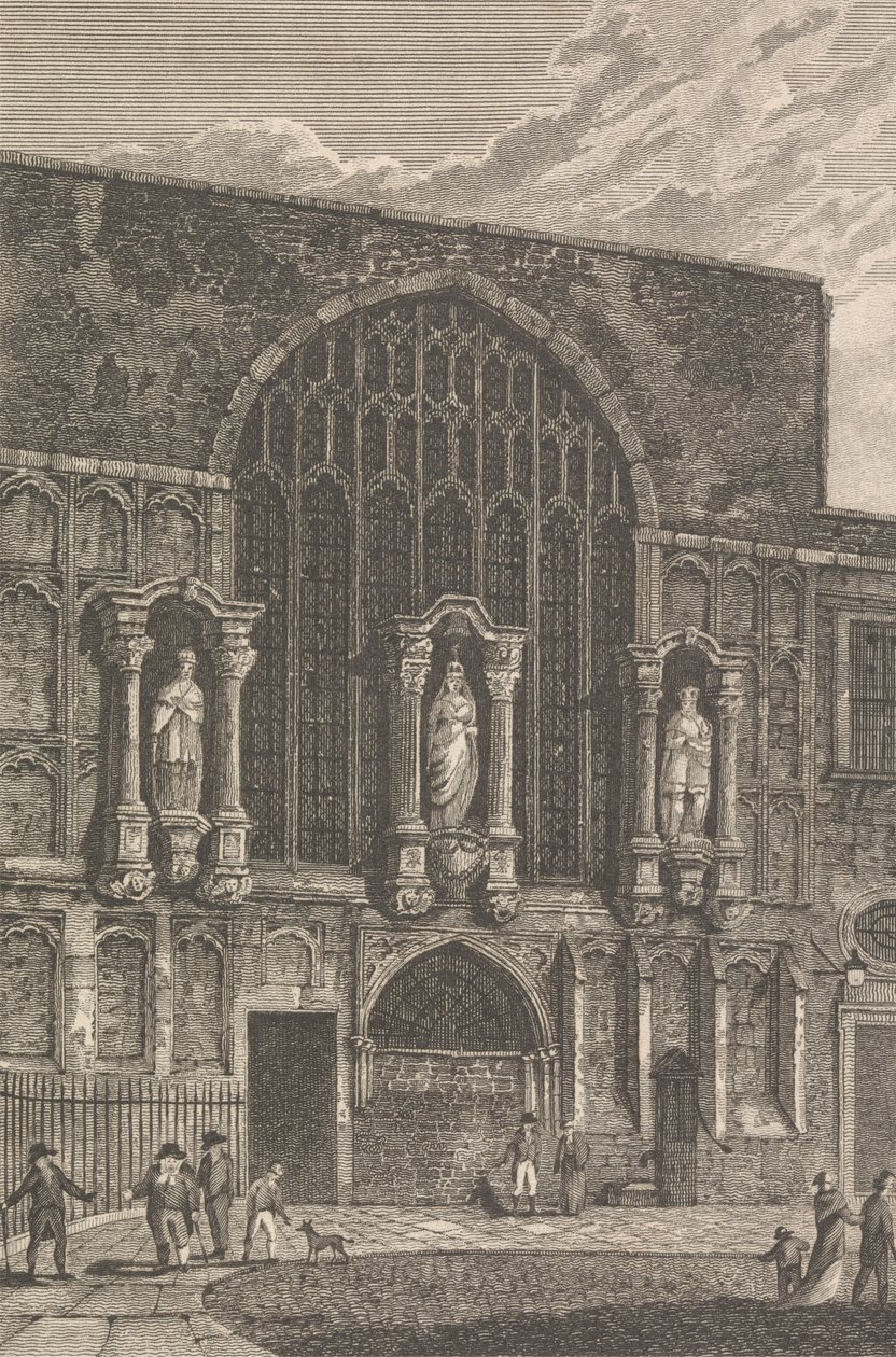 Uitzicht op de Kapel van St. Magdelen, Guildhall door Thomas Lord Busby