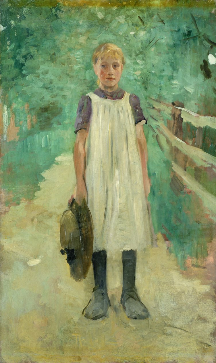 Een Boerin, 1895 door Thomas Ludwig Herbst