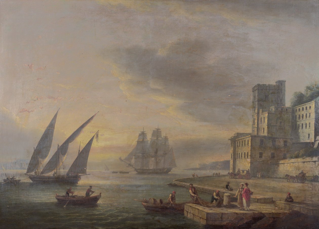De Baai van Napels vanaf Posillipo, ca. 1829 door Thomas Luny