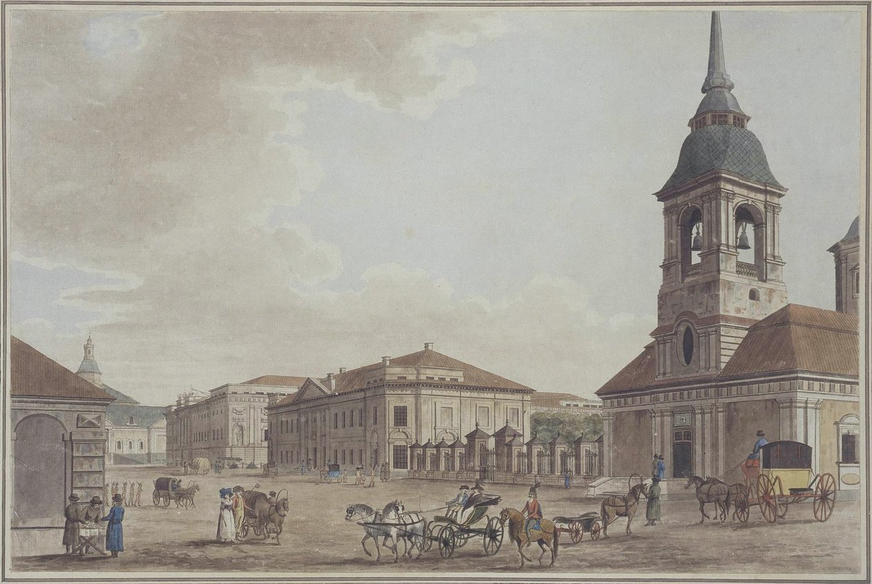 Liteyny Avenue in Sint-Petersburg, 1790 door Thomas Malton the Elder