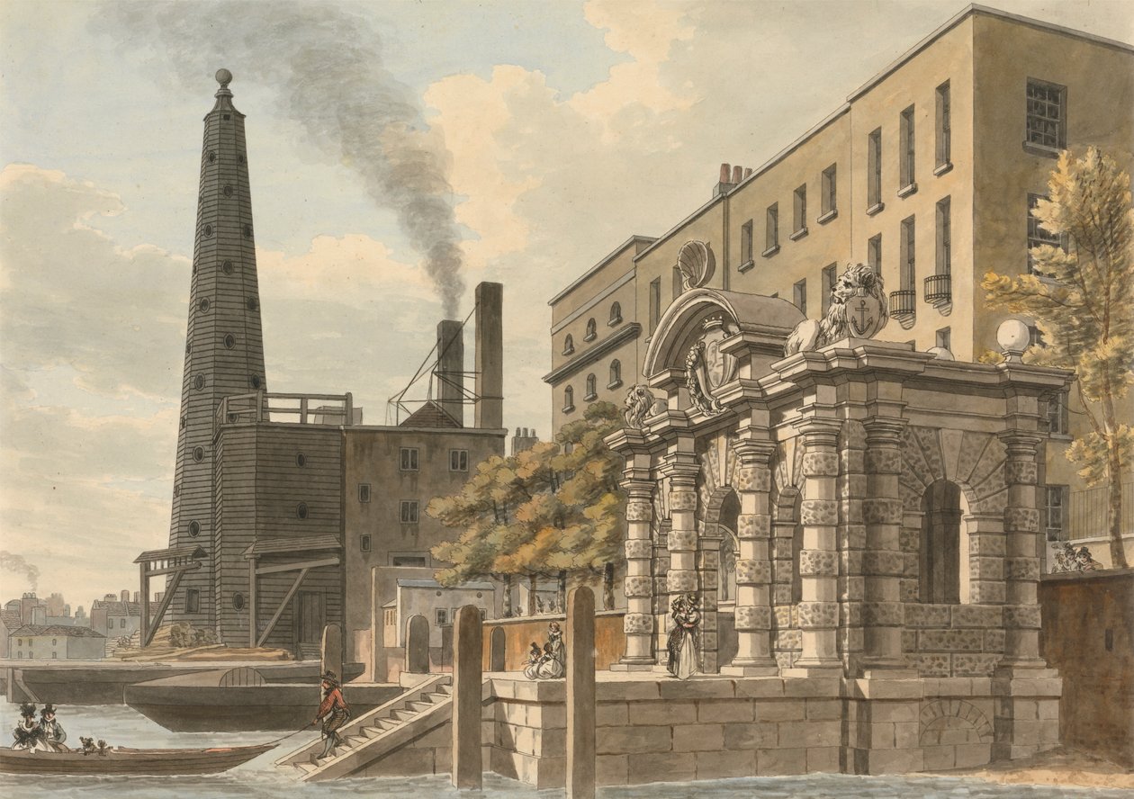 York Water Gate door Thomas Malton the Younger