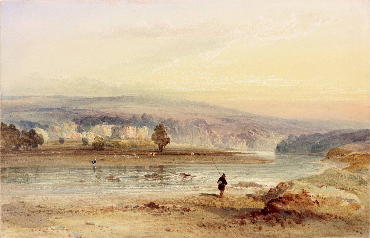 Bellister Castle, Northumberland door Thomas Miles II Richardson
