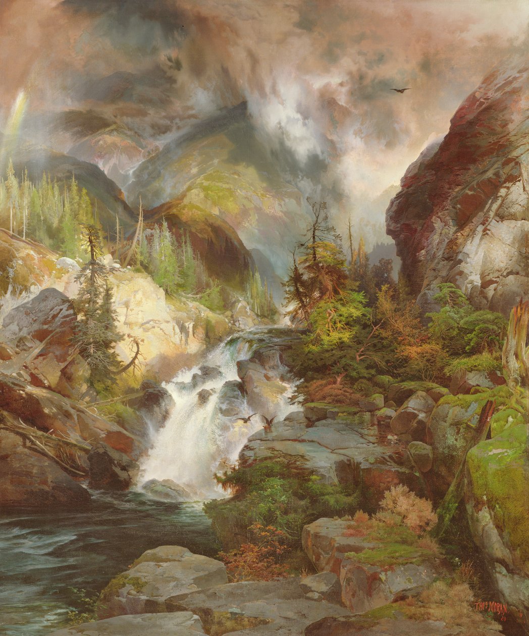 Kinderen van de Berg door Thomas Moran