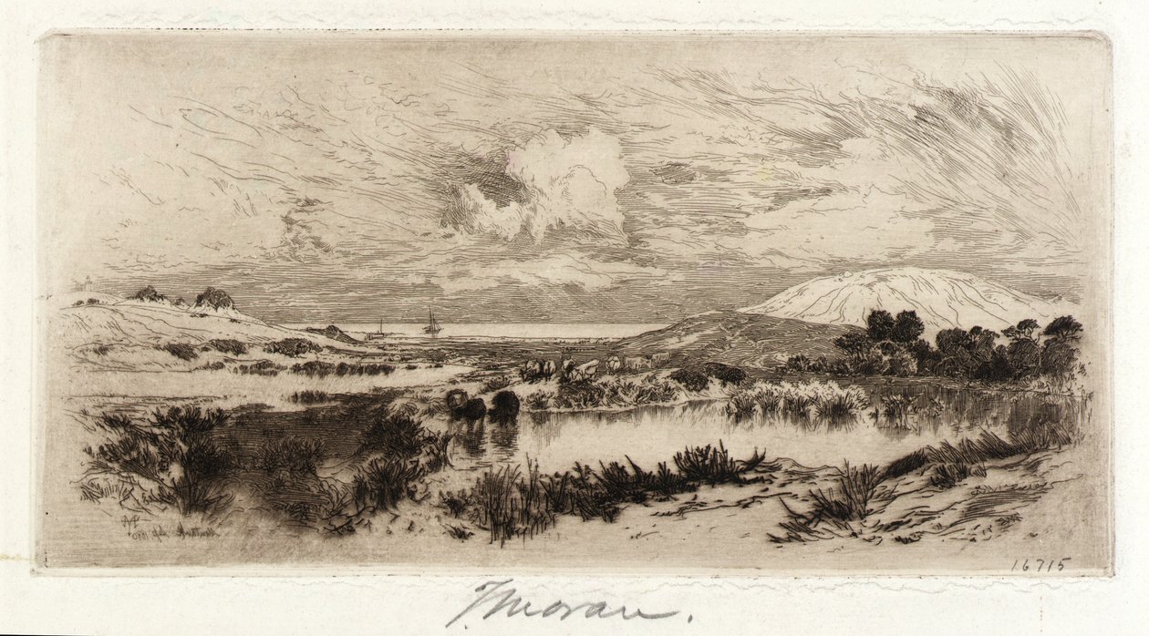 Montauk door Thomas Moran