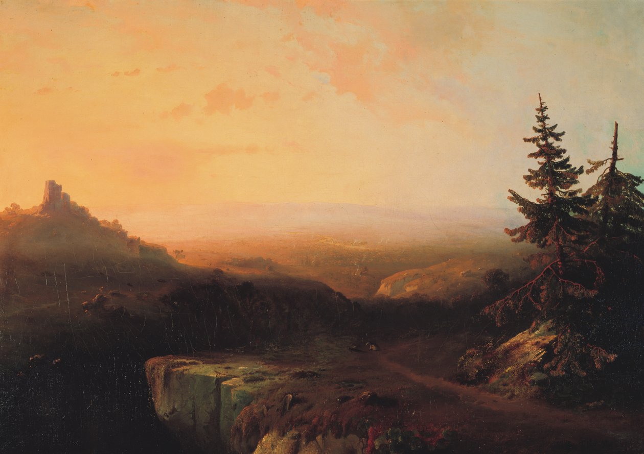 Berglandschap door Thomas Moran