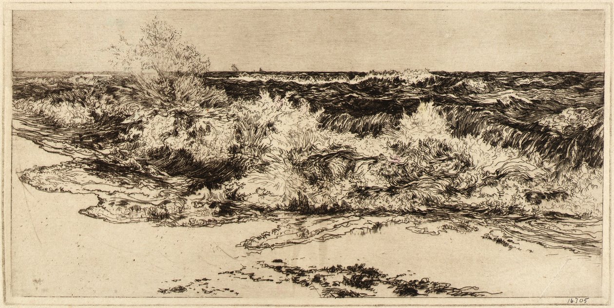 De klinkende zee door Thomas Moran