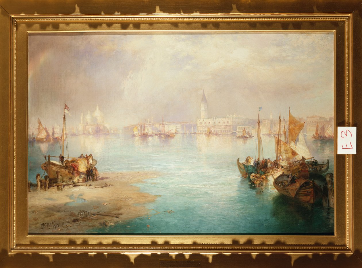 Venetië, 1902 door Thomas Moran