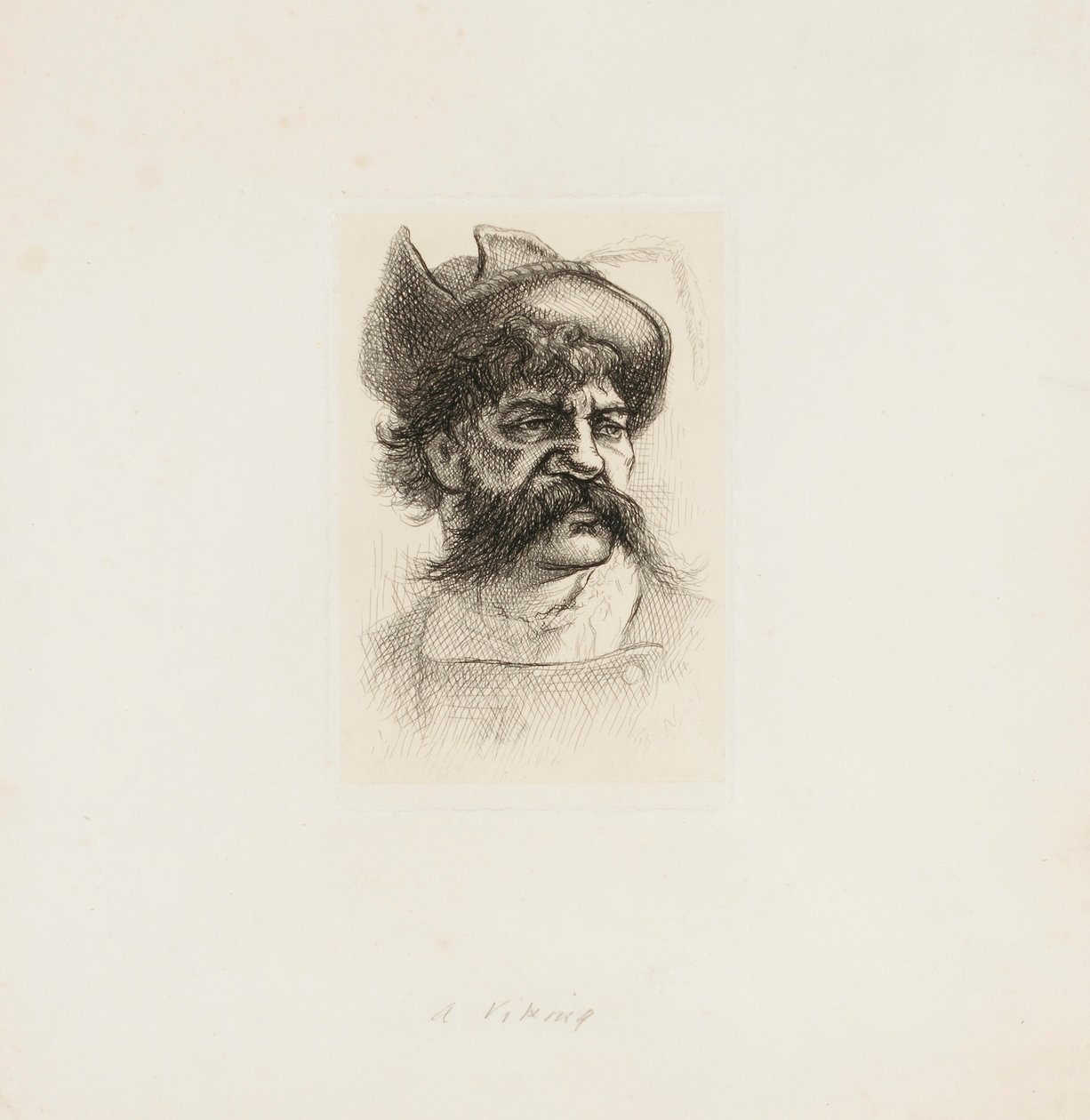 Een Viking door Thomas Nast
