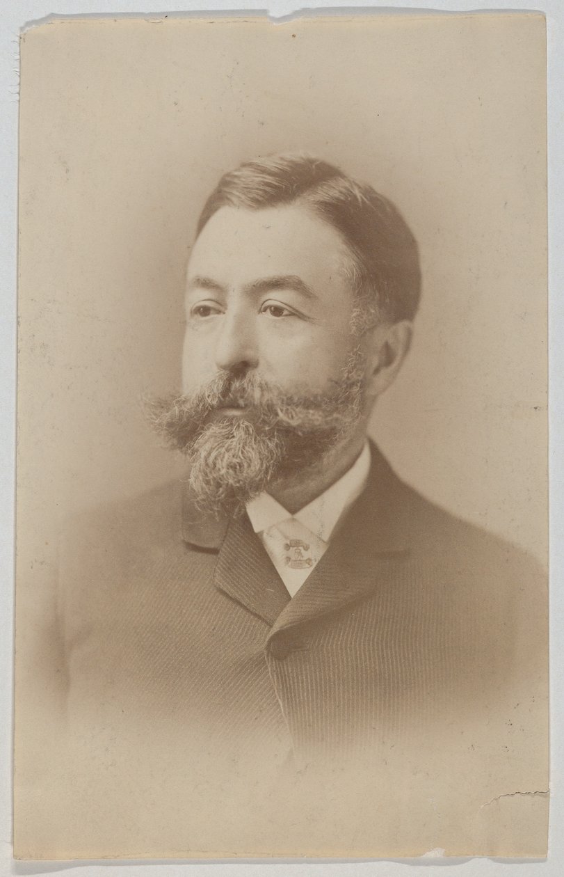 Portret van Thomas Nast tot aan de borst door Thomas Nast