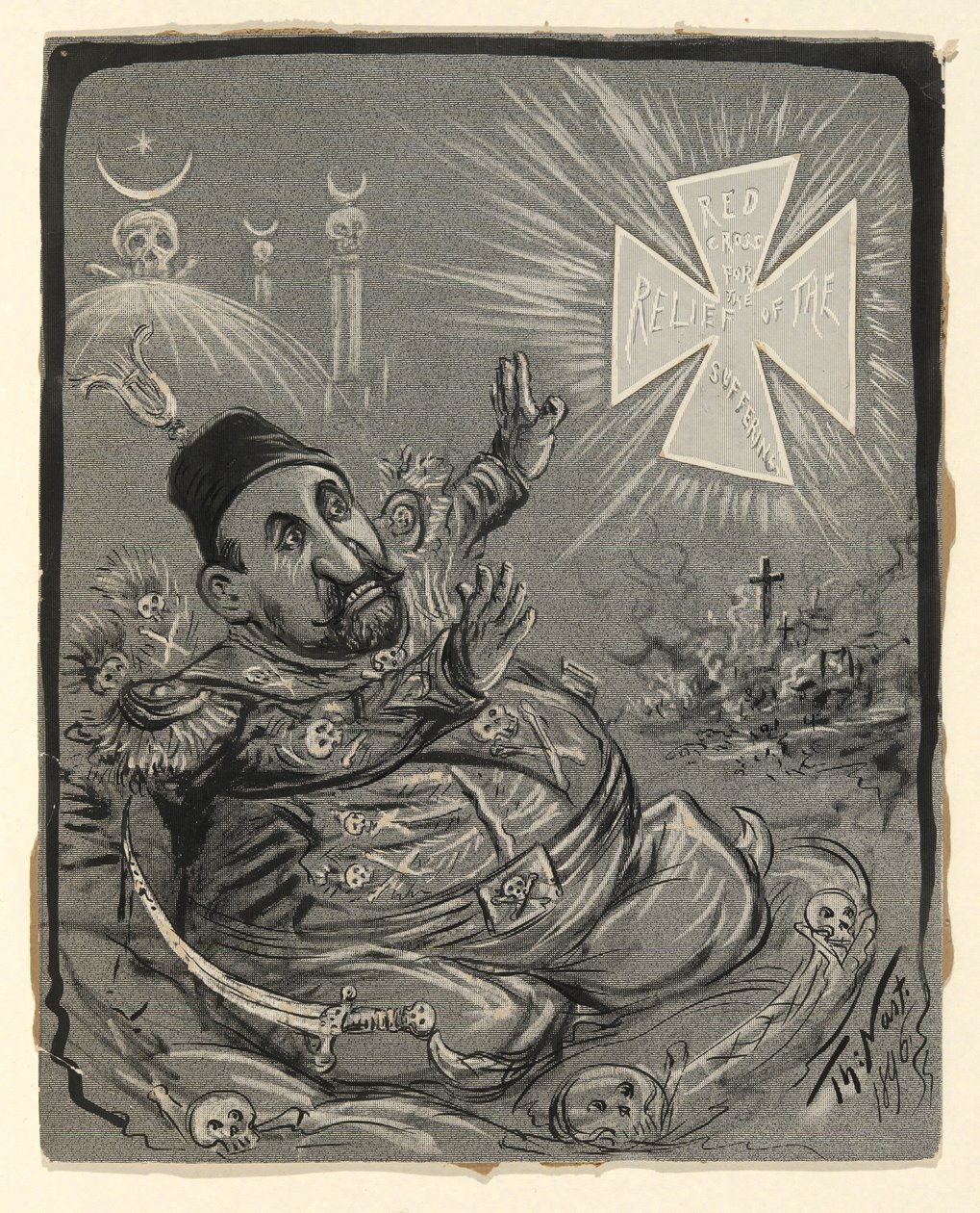 Nooit Gegeven om Christelijke Verlichting door Thomas Nast